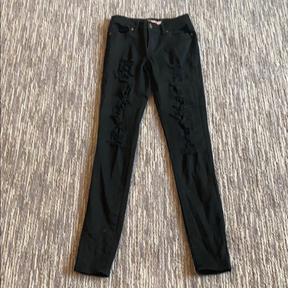 So Nikki kids ripped black jeans